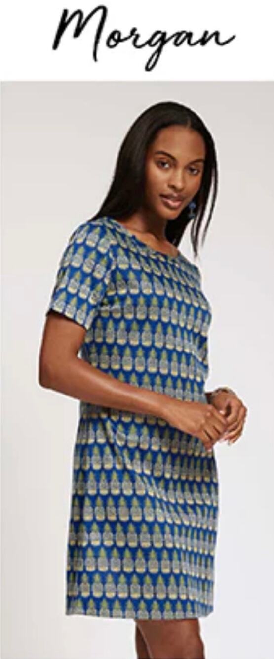 Tyler Boe Morgan Pineapple Jacquard Dress Large